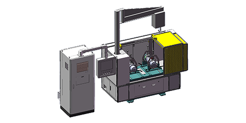 雙工位主軸跑合臺(tái)配安全罩 雙工位主軸跑合臺(tái)配安全罩